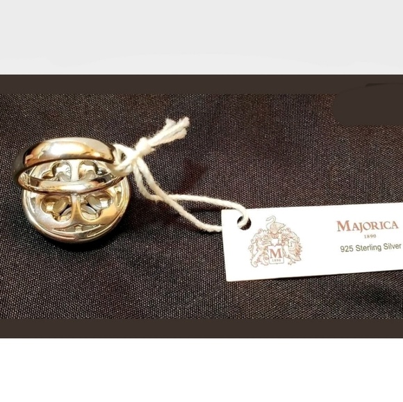 Pearl & Sterling Silver Flower Ring - Picture 7 of 8